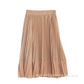 Skirt Casual Dresses High Waist Pleated Skirt